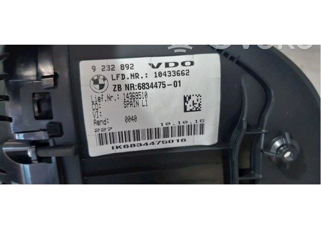 Přístrojová deska  BMW 2 F22 F23 2016 9232892  