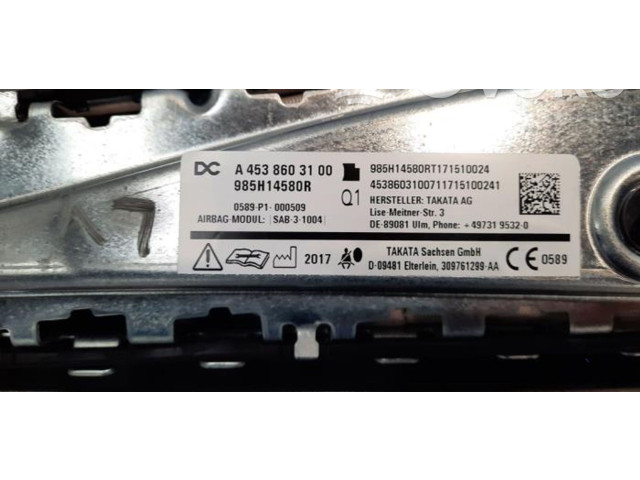 Řídící jednotka A4538603100, 985H14580R   Smart ForFour II W453 2017