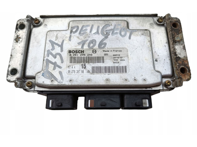 Řídící jednotka 9637838780, 0261206246   Peugeot 106 1996
