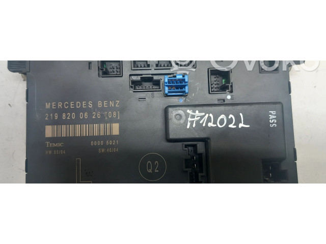 Блок управления дверью A2198200626   Mercedes-Benz CLS C219