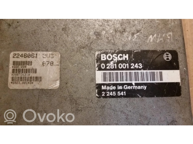 Řídící jednotka 0281001243, 2246061   BMW 3 E36 1996
