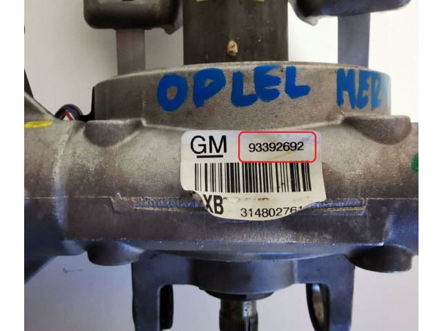    Рулевая рейка 93392692   Opel Meriva A 2003 - 2010 года