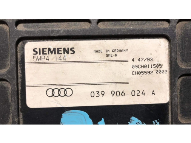 Блок управления двигателя 039906024A, 00CH011505   Audi 80 90 S2 B4