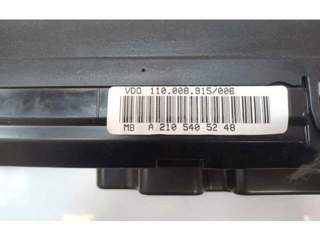 Панель приборов A2105405248   Mercedes-Benz CL C215       
