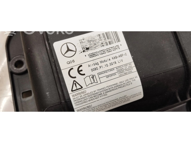 Подушка безопасности для колен A1668600102   Mercedes-Benz GL X166