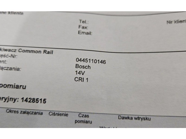 Vstřikovač 0445110146, IMPRK1428515   Volvo S40, V40     