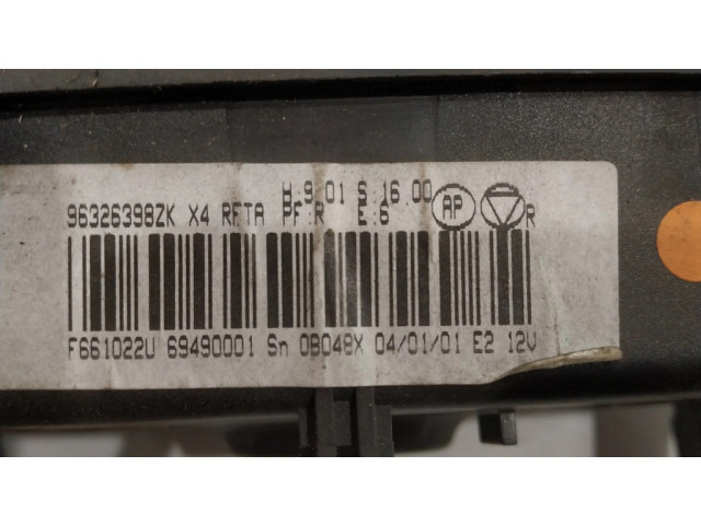 Блок управления климат-контролем 96326398ZK   Citroen C5