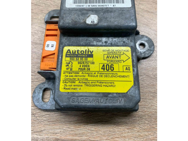 Блок подушек безопасности 550539500, 9628757180   Peugeot 406