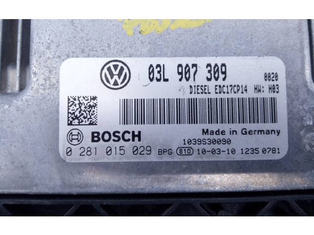 Řídící jednotka 03L907309, 0281015029   Volkswagen Passat Alltrack 2010