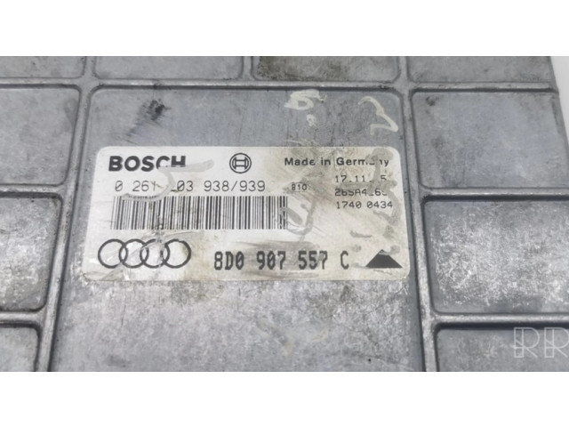 Блок управления двигателя 8D0907557C, 0261203938939   Audi A4 S4 B5 8D