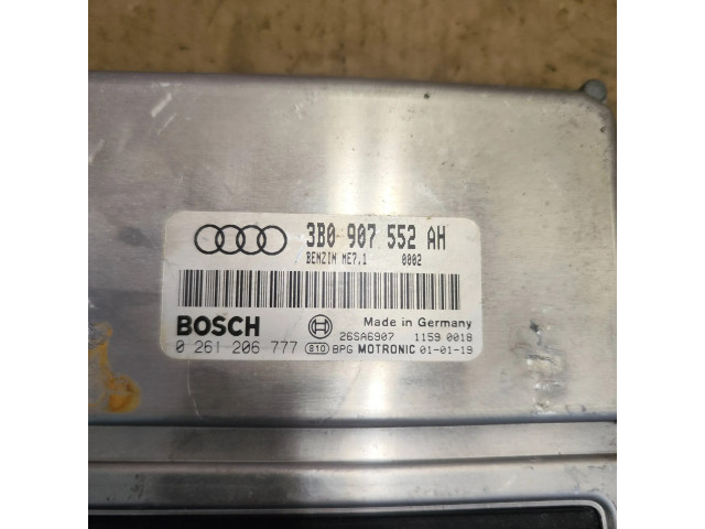 Блок управления двигателя 3B0907552AH, 26SA6907   Audi A6 S6 C5 4B