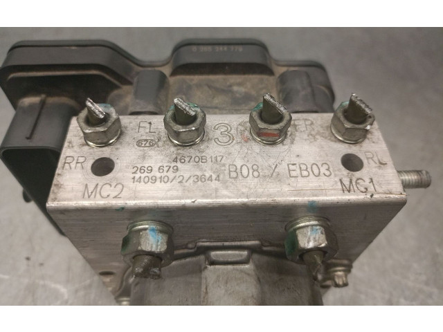 Блок АБС 4670B117, 0265956143BOSCH   Mitsubishi  Mirage VI G4 Attrage  2012 -  года