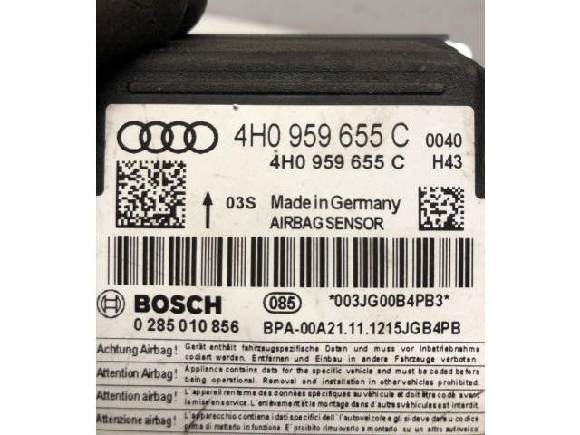 Блок подушек безопасности 4H0959655C, 0285010856   Audi A6 S6 C7 4G