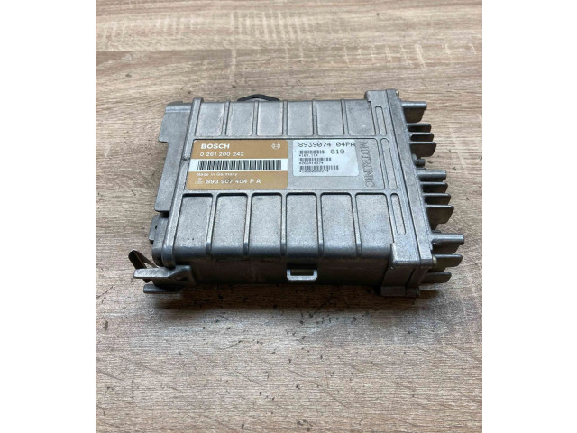 Řídící jednotka 893907404PA, 0261200242   Audi 80 90 B3 1986