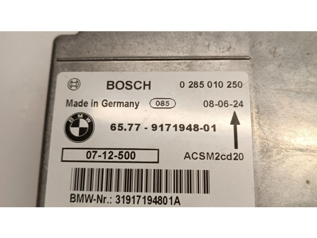 Блок подушек безопасности 6577917194801, 0285010250   BMW X6 E71