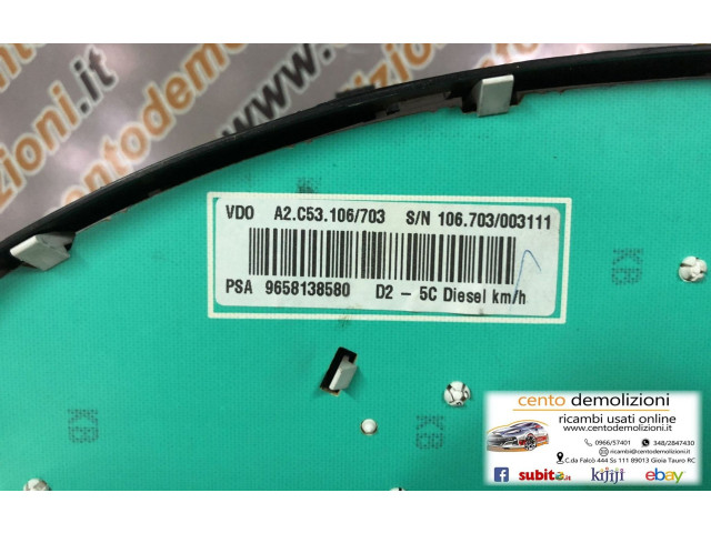 Volant Peugeot 407 2004 9658138580, 9658138580  