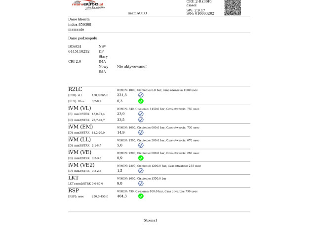 Vstřikovač 0445110252, 0445110252   Mercedes-Benz E C207 W207     