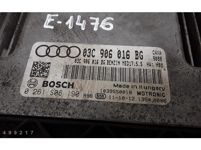 Řídící jednotka 03c906016bg, 0261s06190   Audi A1 2012