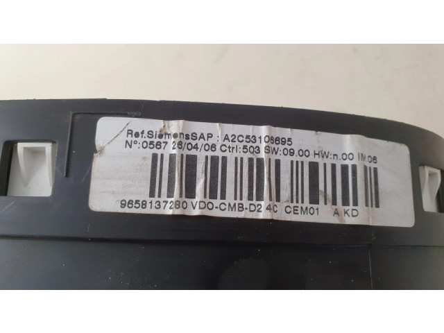 Přístrojová deska  Peugeot 407 2006 9658137280  