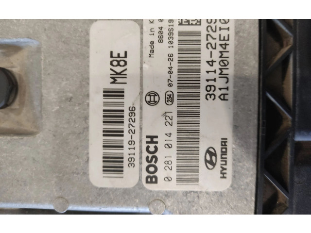Řídící jednotka 3911427296, 0281014221   Hyundai Tucson LM 2008