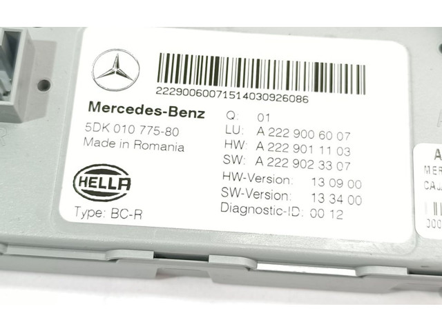   Pojistková skříňka A2229006007   Mercedes-Benz C W205 2013