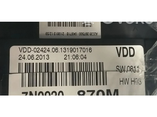 Přístrojová deska  Volkswagen Sharan 2016 7N0920870M  
