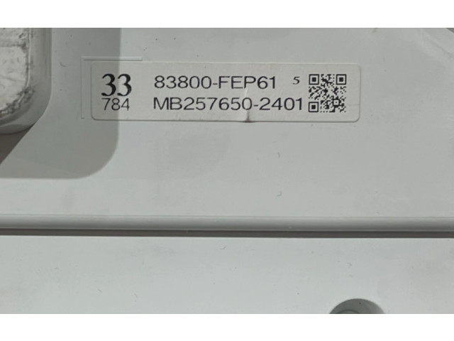 Přístrojová deska  Toyota Corolla E210 E21 2019 MB2576502401  