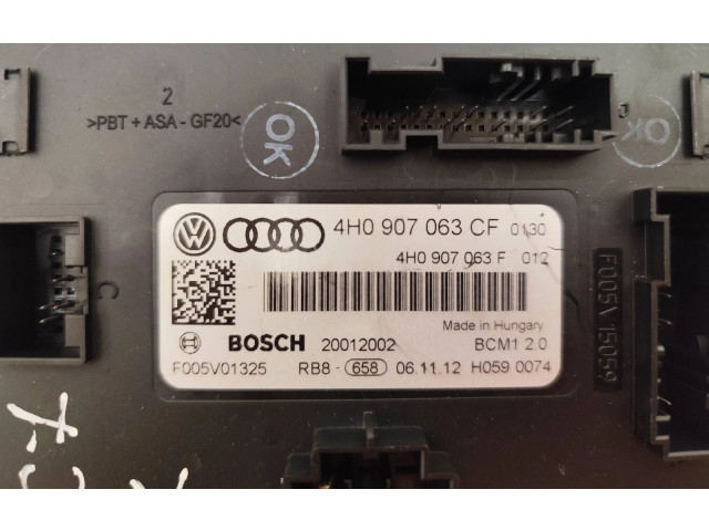 Блок комфорта 4H0907063CF, 20012002   Audi A6 S6 C7 4G   