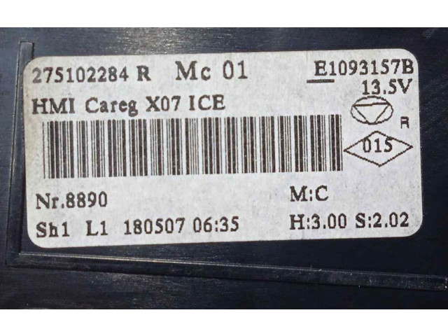 Блок управления климат-контролем 275102284R   Renault Sandero I