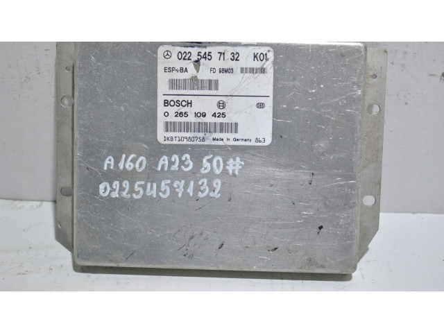 Řídící jednotka 0225457132   Mercedes-Benz A W168 2000