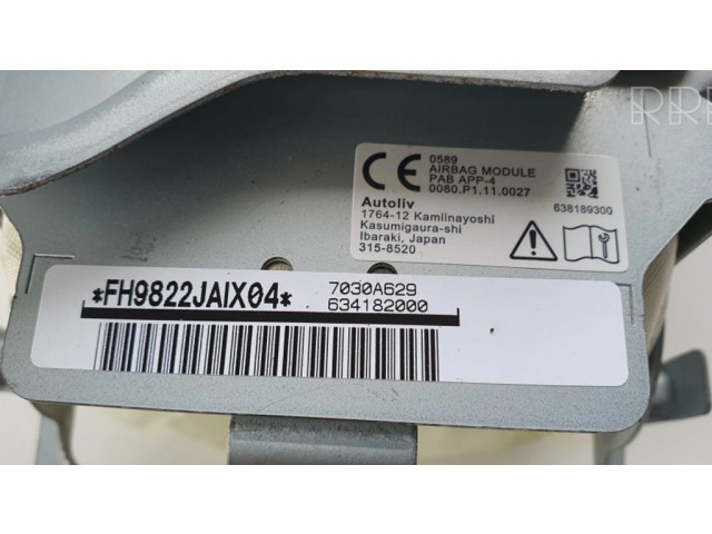 Подушка безопасности пассажира 7030A629, 3158520   Mitsubishi Eclipse Cross
