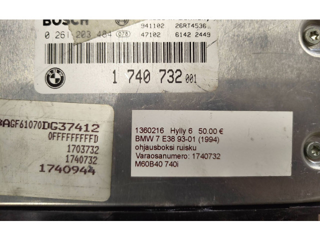 Řídící jednotka 1740732, 1740944   BMW 7 E38 2001