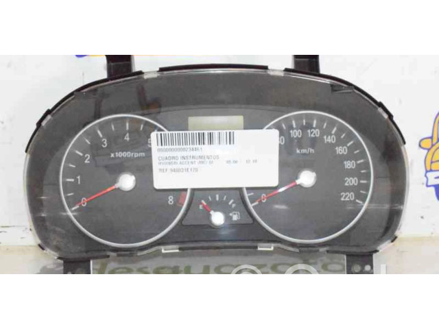 Přístrojová deska  Hyundai Accent 2006 940031E160  