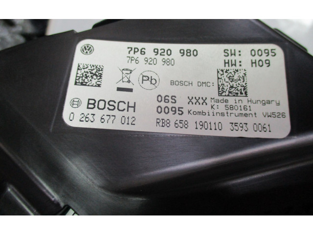 Панель приборов 7P6920980   Volkswagen Touareg II       