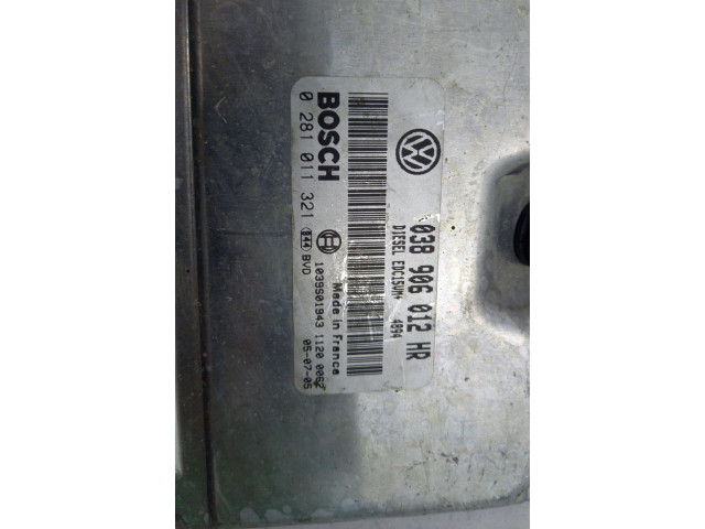Řídící jednotka 038906012HR   Skoda Fabia Mk1 (6Y) 2005