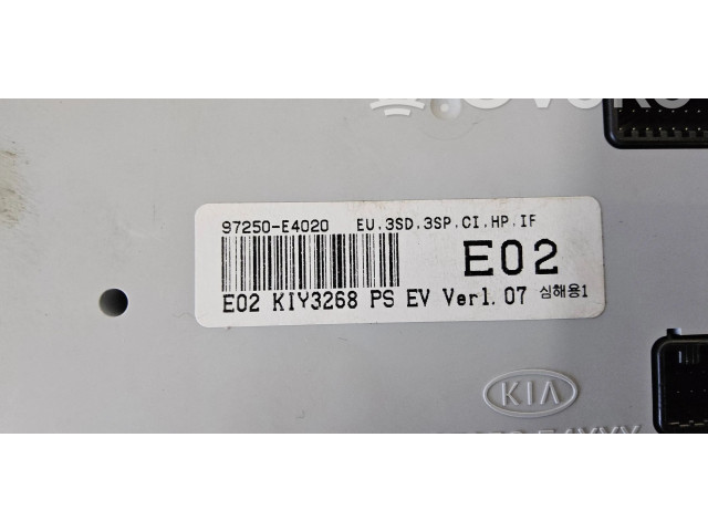 Блок управления климат-контролем 97250E4020, 87250F4020   KIA Soul