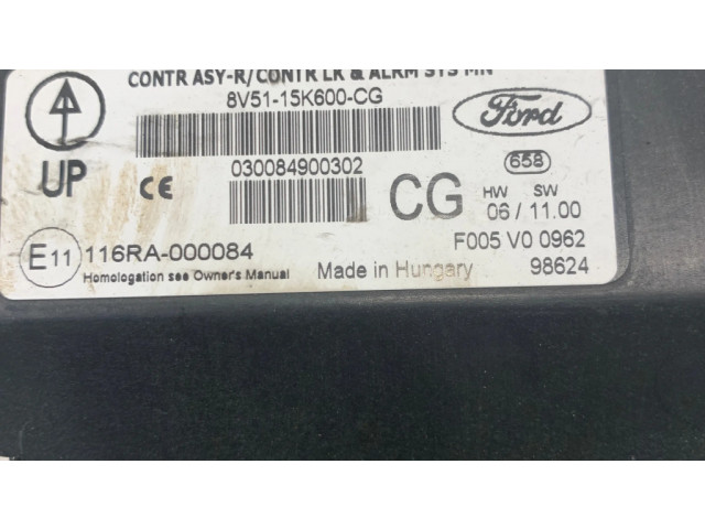 Блок управления 8V5115K600CG, 116RA000084   Ford Fiesta