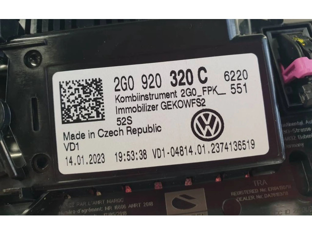 Панель приборов 2G0920320C, 2374136519   Volkswagen Taigo       