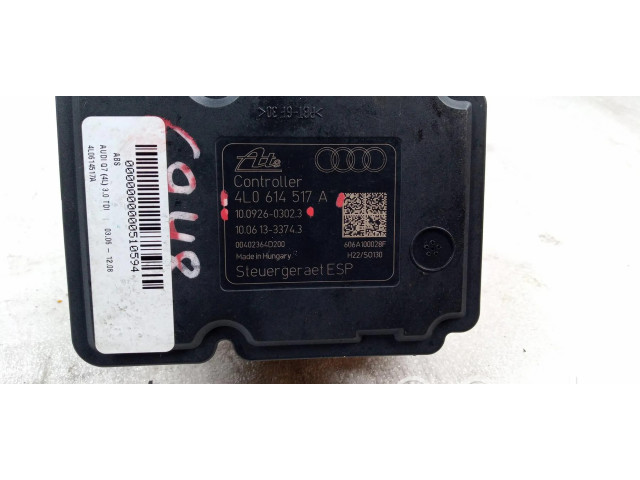 Блок АБС 4L0614517A, 10092603023   Audi  Q7 4L  2005-2015 года