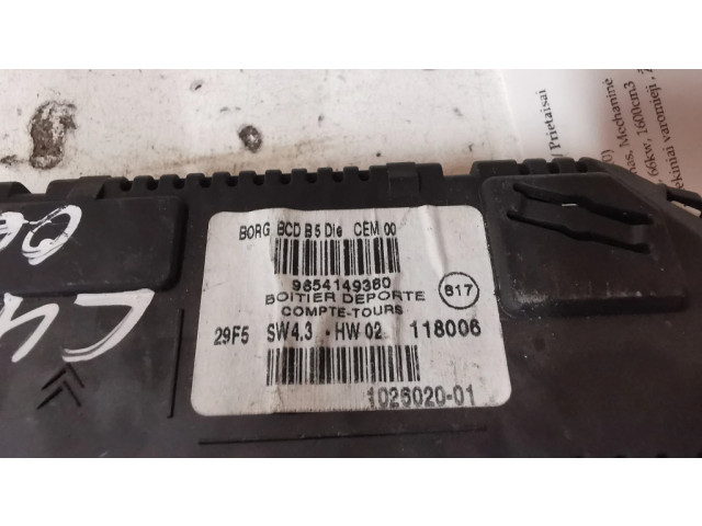 Дисплей    9654149380, 102602001   Citroen C4 I