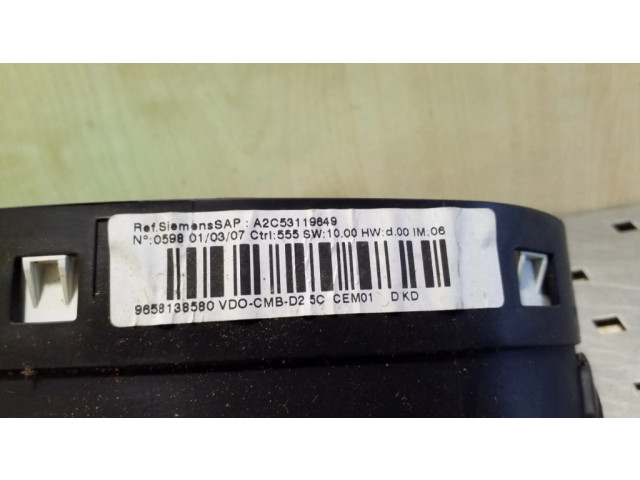 Přístrojová deska  Peugeot 407 2007 9658138580, A2C53119649  