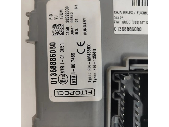   Pojistková skříňka 01368886080, N1.Z2.9.4.1   Fiat Qubo 2012