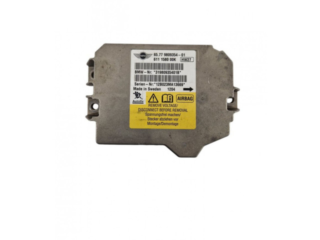Блок управления надувных подушек 6577980935401, 31980935401B   Mini Cooper Countryman R60 2012