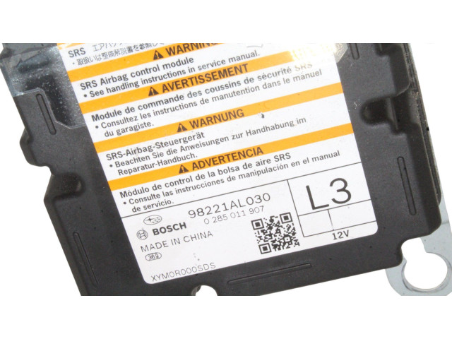 Блок подушек безопасности 98221AL030, 0285011907   Subaru Outback (BS)