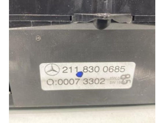 Блок управления климат-контролем    Mercedes-Benz E W211