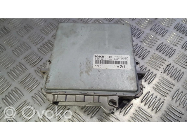 Блок управления двигателя 0281001517, m717v01   Fiat Marea