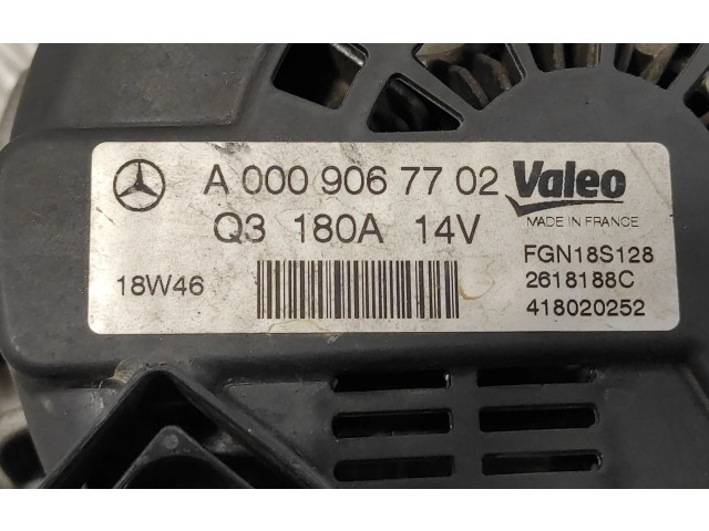 Генератор A000906770280, 2618188C   Mercedes-Benz Vito Viano W447      