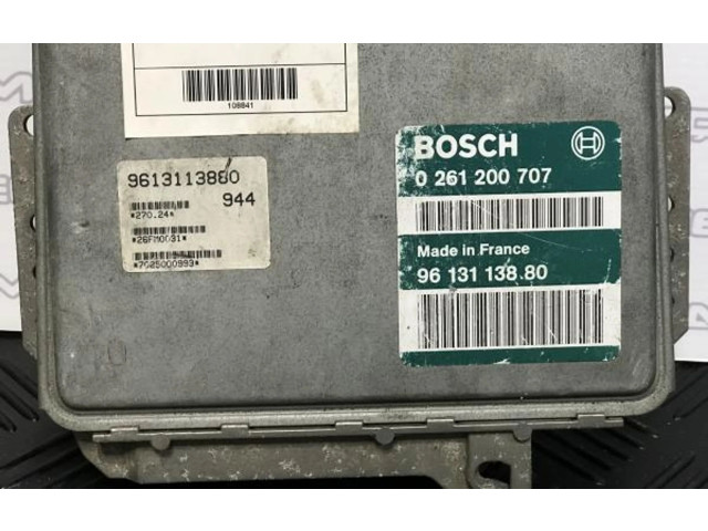 Řídící jednotka 9613113880, 0261200707   Peugeot 106 