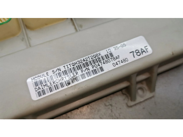 Блок комфорта 04748078AF   Dodge Grand Caravan   