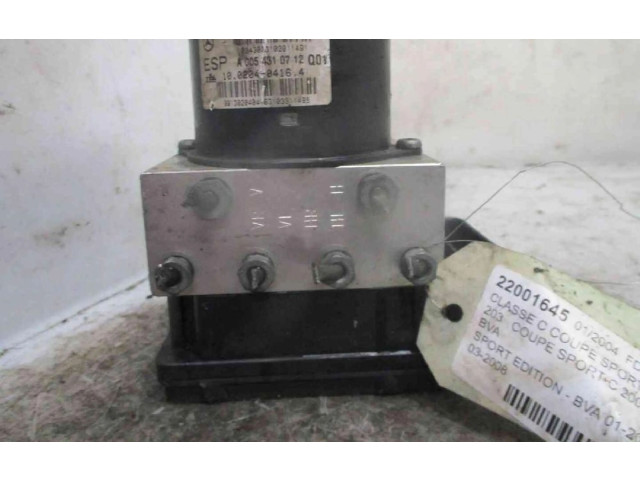 Jednotka ABS A0054310712Q01, A0054310712Q01   Mercedes-Benz C W203 2001